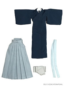 Kimono/Hakama Set -Yugasumi- (Navy), Azone, Accessories, 1/6, 4582119982508